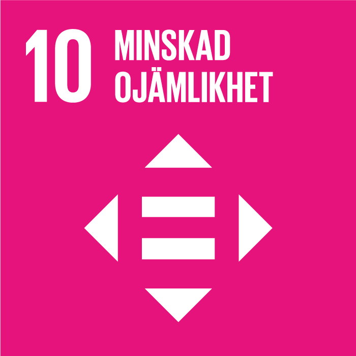 Globala målen 10 - minskad ojämlikhet